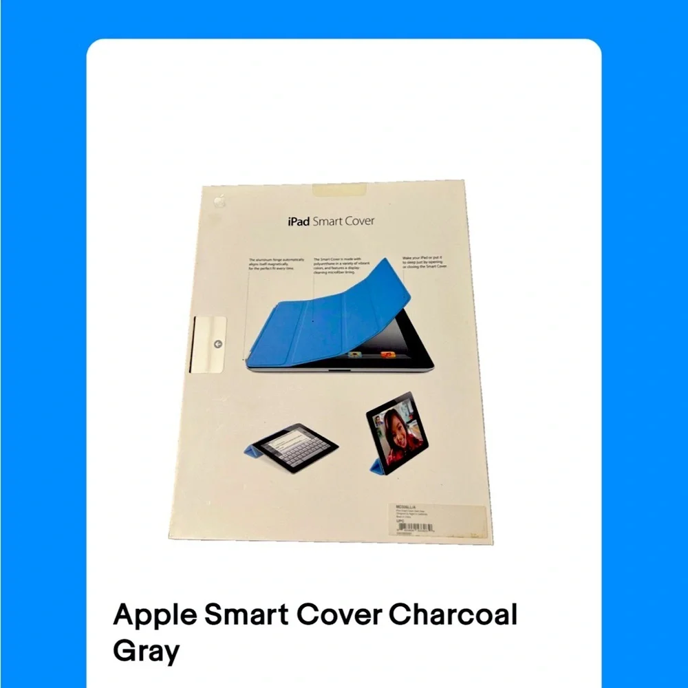 Apple Smart Cover Charcoal Gray